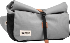 MeroMero Piha Lenkertasche stone grey/brown leather