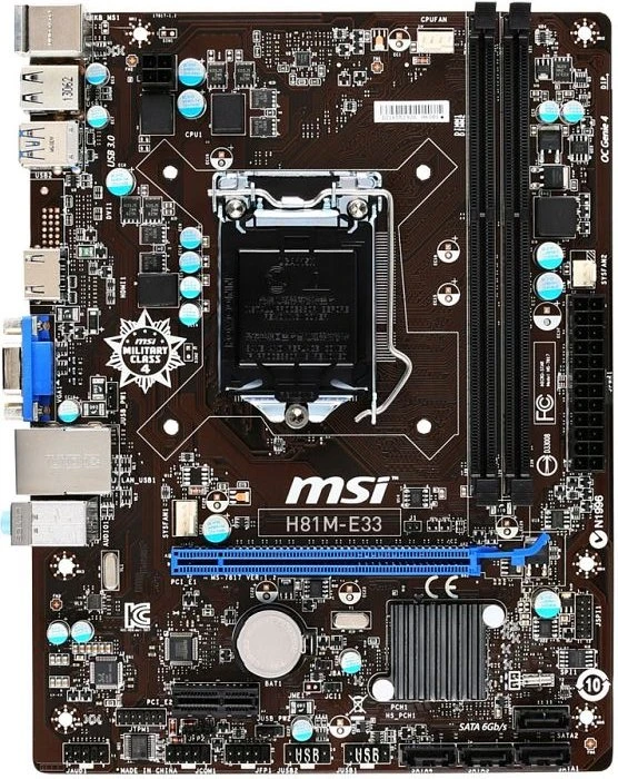 MSI H81M-E33 (Intel 1150)