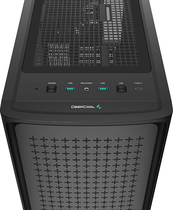 DeepCool CK560, schwarz, Glasfenster