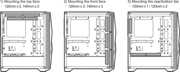 Zalman Z3 Iceberg_White, weiß, Glasfenster