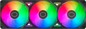 Cooler Master SickleFlow Edge 360 ARGB, schwarz/weiß, LED-Steuerung, 3x 120mm