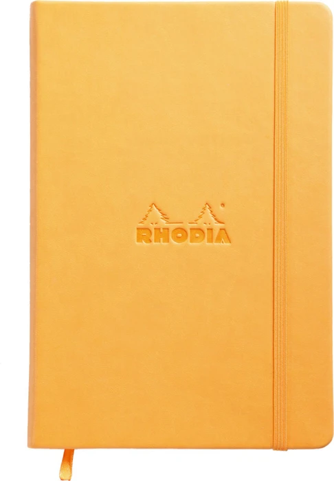 Rhodia Boutique Webnotebook, A5, liniert, Hardcover, orange, 96 Blatt