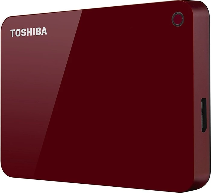 Toshiba Canvio Advance, rot, 2TB, USB 3.0 Micro-B