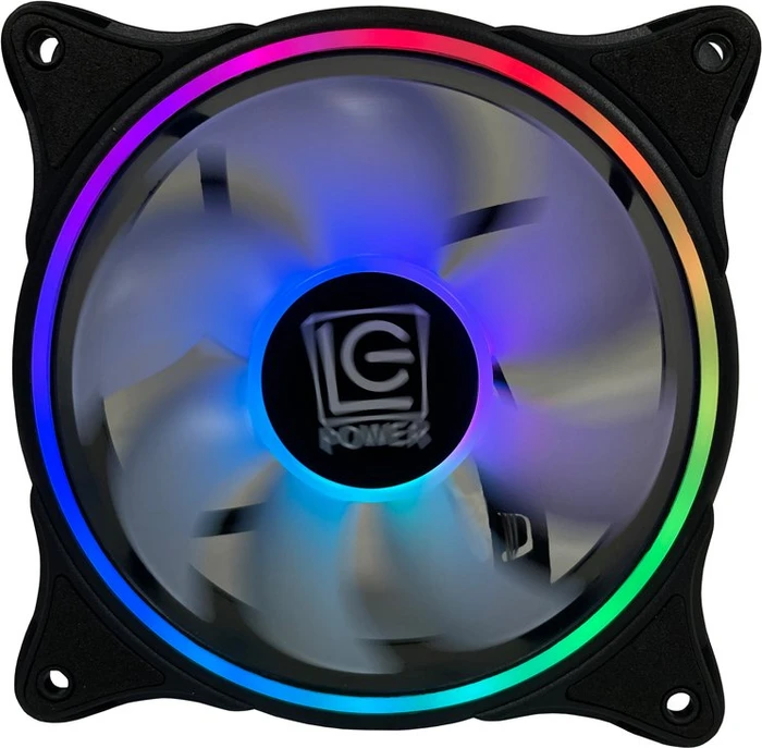 LC-Power Case Fan 120mm ARGB, schwarz, 120mm