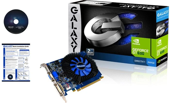 KFA2 GeForce GT 630, 2GB DDR3, VGA, DVI, HDMI