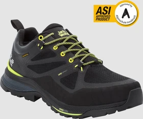 Jack Wolfskin Force Striker Texapore Low black/lime (Herren)