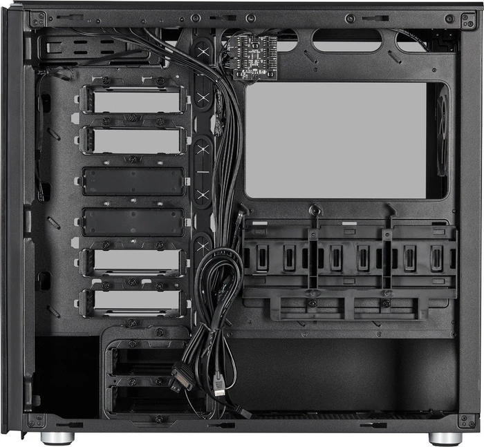 Corsair Carbide Series 678C, schwarz, Glasfenster, schallgedämmt