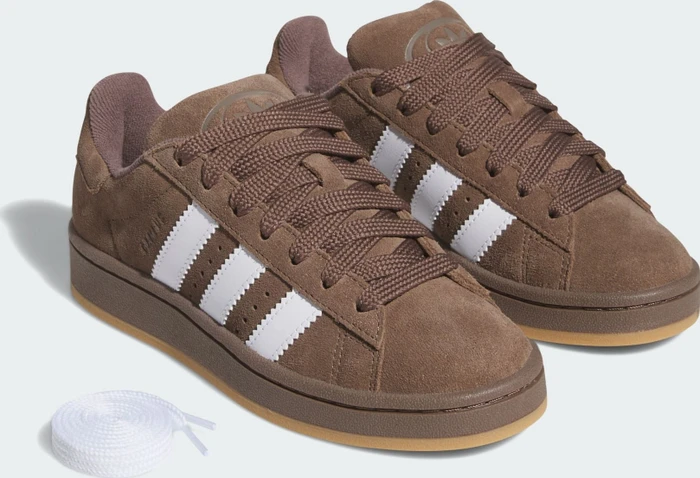 adidas Campus 00s earth strata/cloud white/gum (Junior)