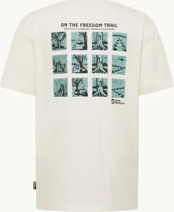 Jack Wolfskin Trailblazer T-Shirt kurzarm cotton white (Herren)