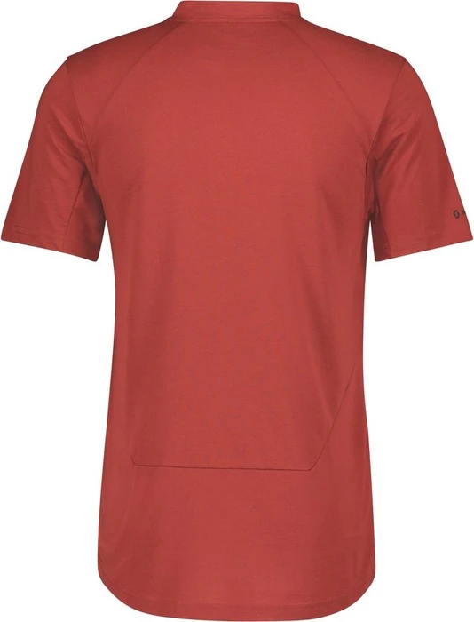 Scott Trail Flow Dri Zip Trikot kurzarm tuscan red (Herren)