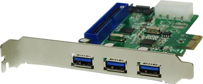LogiLink 3x USB-A 3.0, PCIe 2.0 x1