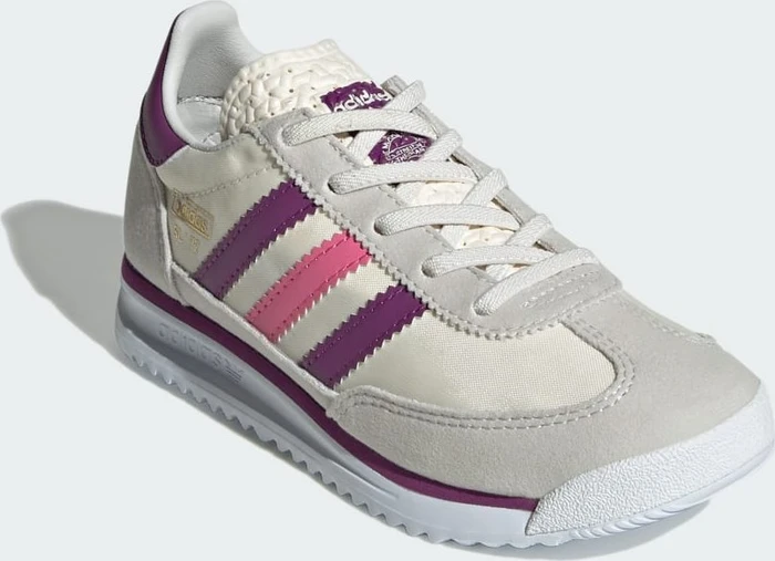 adidas SL 72 RS Elastic Laces chalk white/rich mauve/pink fusion (Junior)
