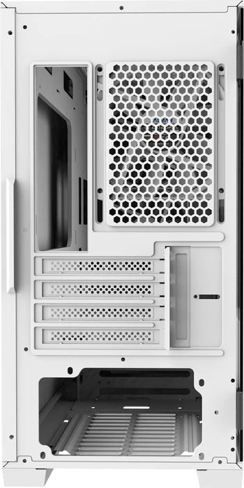 Zalman Z1 Iceberg_White, weiß, Glasfenster