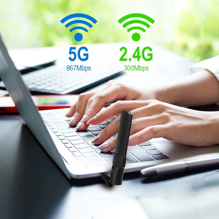 Edimax EW-7822UAD, 2.4GHz/5GHz WLAN, USB-A 3.0 [Stecker]