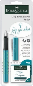 Faber-Castell Füller Grip 2010 türkis, rechte Hand/linke Hand, mittel