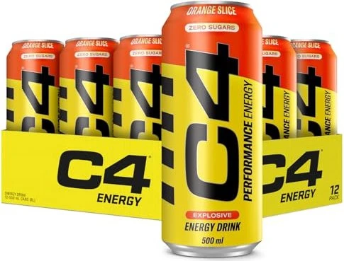C4 Explosive Orange Slice 12x 500ml