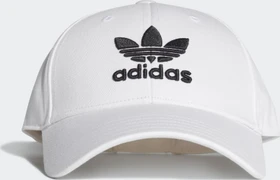adidas Trefoil Baseball Kappe weiß/schwarz
