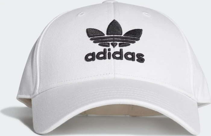 adidas Trefoil Baseball Kappe weiß/schwarz
