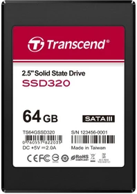 Transcend SSD320 64GB, 2.5" / SATA 6Gb/s