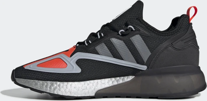 adidas ZX 2K Boost core black/halo silver/glow blue (Herren)