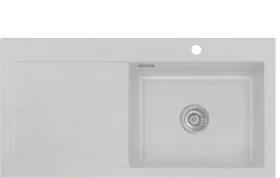 systemceram Mera 100 SL Einbau Becken rechts alu