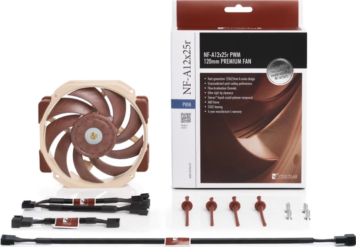 Noctua NF-A12x25r PWM, 120mm
