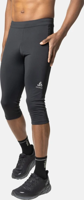 Odlo Essential Tights Laufhose 3/4 schwarz (Herren)