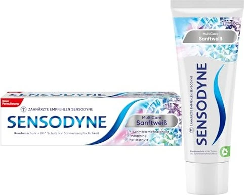 Sensodyne MultiCare Sanftweiß Zahncreme, 75ml
