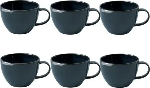 Villeroy & Boch Crafted Denim Kaffeetasse, 6 Stück