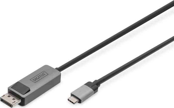 Digitus USB-C [Stecker] auf DisplayPort 1.4 [Stecker] 8K 30Hz Adapterkabel, 1m