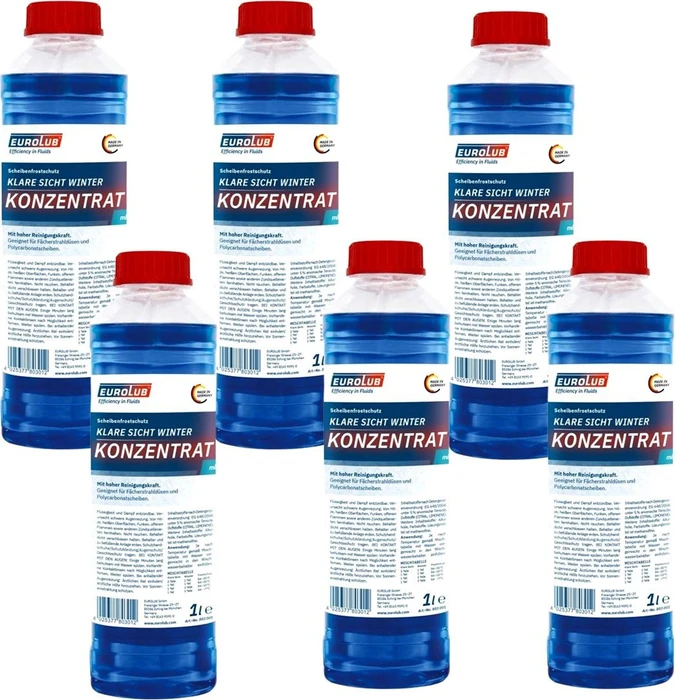 Eurolub Klare Sicht Winter Konzentrat Scheibenreiniger 1l