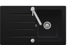 Villeroy & Boch Architectura 860x510mm Becken reversibel mit Ablauffernbedienung chromite