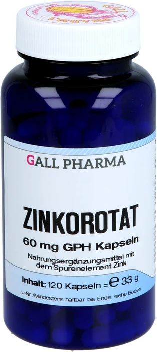Zinkorotat 60mg GPH Kapseln, 120 Stück