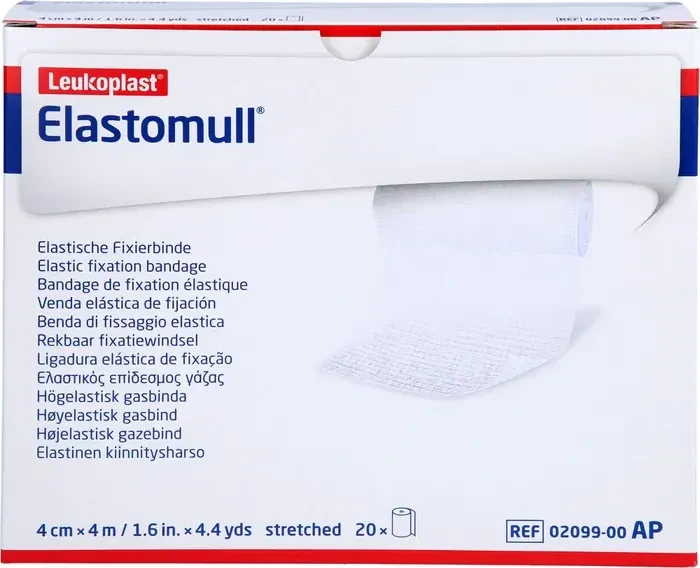 BSN medical Leukoplast Elastomull, 4cm x 4m, 20 Stück
