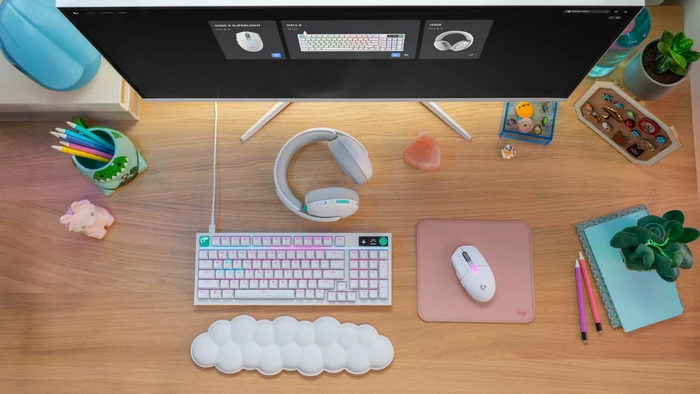 Logitech G305 X Superlight Lightspeed, weiß, USB/Bluetooth