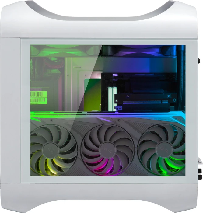 BitFenix Prodigy M 2022 ARGB, weiß, Glasfenster