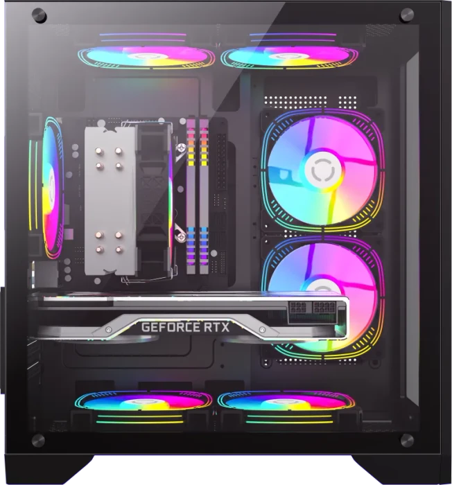 GameMax Infinity Mini BK, Glasfenster