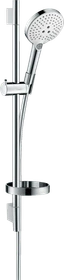 Hansgrohe Raindance Select S Brauseset 120 3jet 65cm chrom/weiß