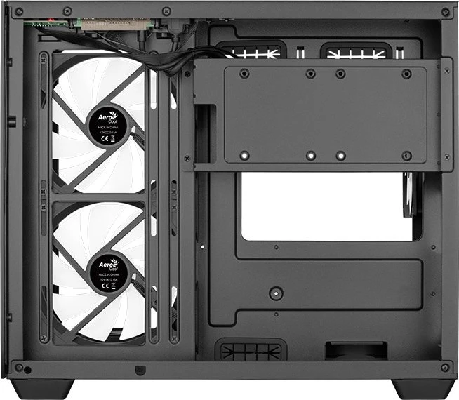 AeroCool Dryft Mini [V1], Lüfter LED Fixed RGB, Glasfenster