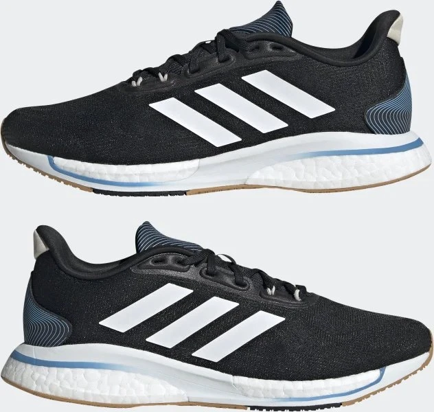 adidas Supernova+ core black/cloud white/aluminium (Damen)