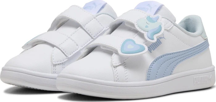 Puma Smash 3.0 Badges puma white/haute tropic (Junior)