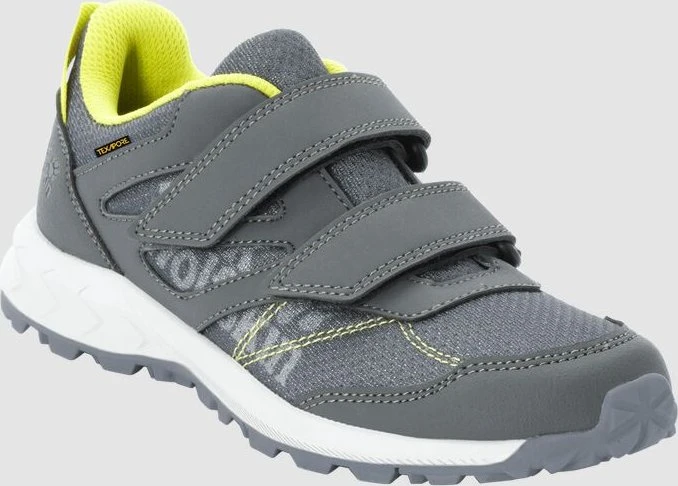 Jack Wolfskin Woodland Texapore Low VC grey/light green (Junior)