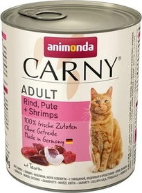animonda Carny Adult Rind, Pute und Shrimps, 4.80kg (6x 800g)