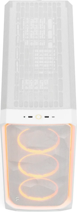 Fractal Design Meshify 3 XL Ambience Pro RGB White TG Clear Tint, weiß, Glasfenster