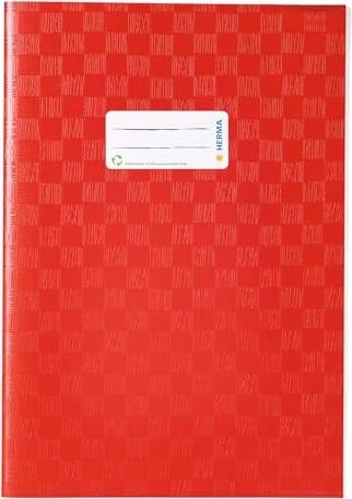 Herma Heftschoner Kunststoff, A4, rot, 25er-Pack