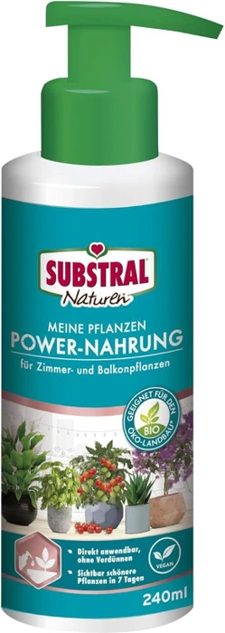 Evergreen Garden Care Substral Naturen Meine Zimmerpflanzen Power-Nahrung für Grün- & Blühpflanzen, 240ml