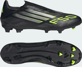 adidas F50 League Laceless FG/MG core black/iron metallic/lucid lemon