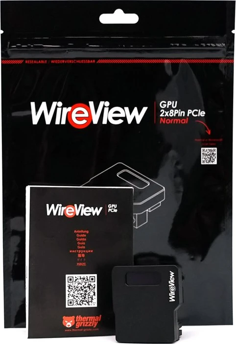 Thermal Grizzly WireView GPU Normal, 180°, 2x 8-Pin PCIe