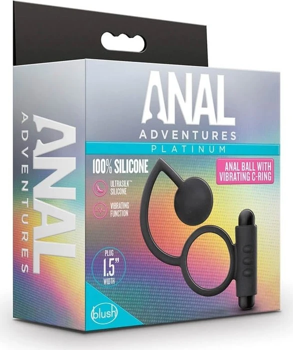 Blush Anal Adventures Anal Plug With C-Ring