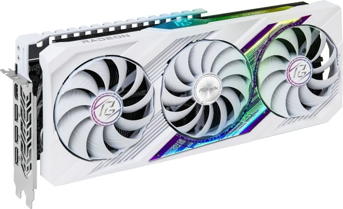 ASRock Radeon RX 7900 XT Phantom Gaming White OC, RX7900XT PGW 20GO, 20GB GDDR6, HDMI, 3x DP